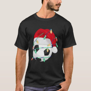 Santa Soccer Sports Boll Manar Boys jul Julafton L T Shirt