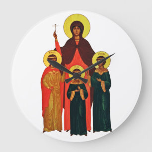 Santa Sofia och hennes döttrar De eviga dygderna Stor Klocka