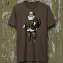 Santa Soldier T Shirt
