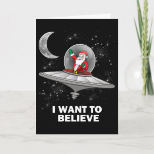 Santa som jag önskar att tro helgkort