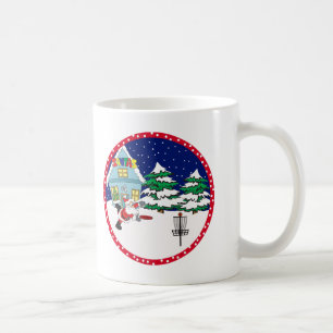 Santa som leker diskettGolf Kaffemugg