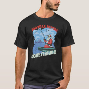 Santa Sommarfiskevaceringens Vintage Sjö Pontoo T Shirt