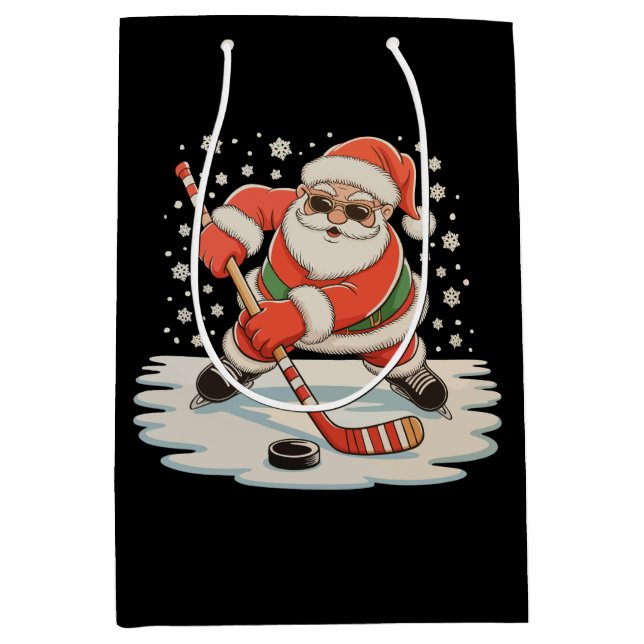 Santa Spelar Ice Hockey jul Julafton Sport (Framsidan)