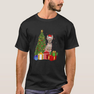 Santa Sphynx Cat Julgran Light Julafton Cat Cla T Shirt