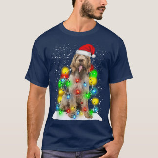 Santa Spinone Italiano jul Light Pajama Hund T Shirt