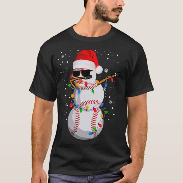 Santa Sport Design För manar Boys jul-basket T Shirt (Framsida)