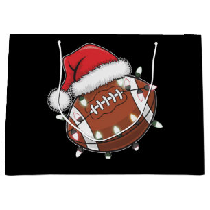 Santa Sport Jul Amerikansk Fotboll Älskare
