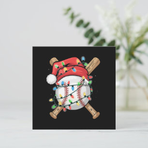 Santa Sports Julbasebollspelare Inbjudningar