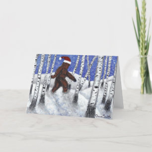 Santa Squach Helgkort