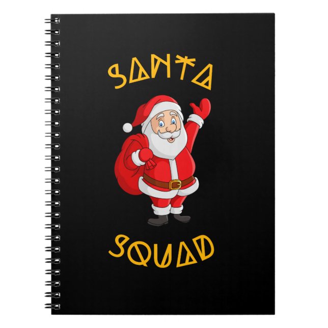Santa Squad Anteckningsbok (Framsidan)