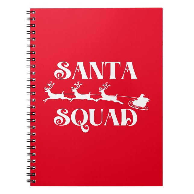 Santa Squad-jul Anteckningsbok (Framsidan)