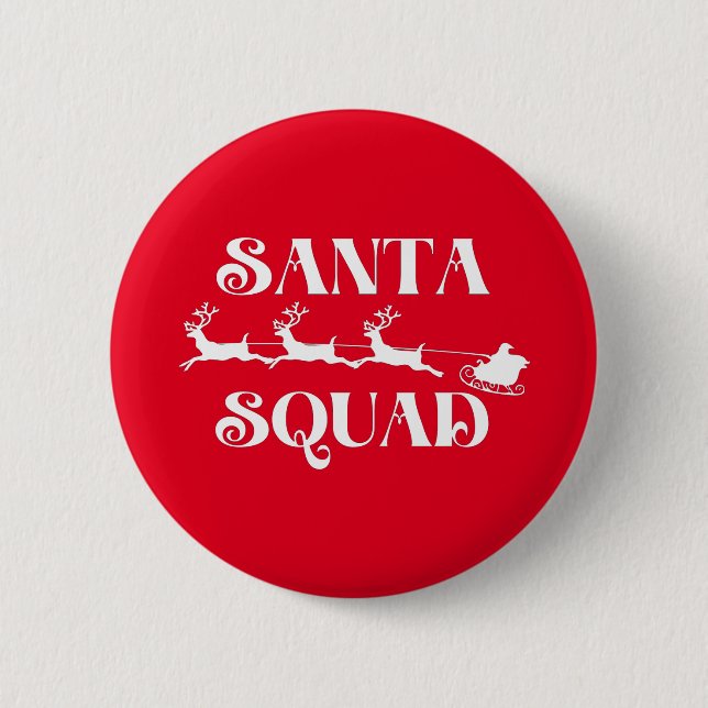 Santa Squad-jul Knapp (Framsida)