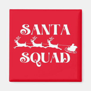 Santa Squad-jul Magnet