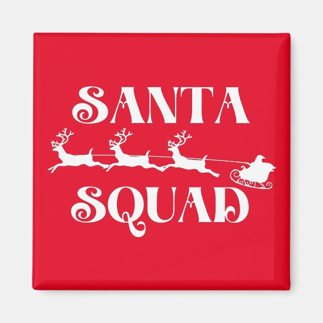 Santa Squad-jul Magnet (Framsidan)