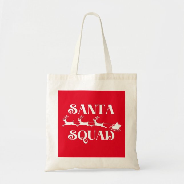 Santa Squad-jul Tygkasse (Framsidan)