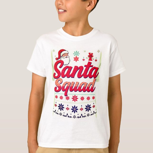 Santa Squad T Shirt (Framsida)