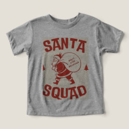 SANTA SQUADE IN RED FÄRG DISIGN ON T SHIRT