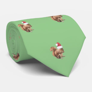 Santa Squirrel Mönster Humous Slips