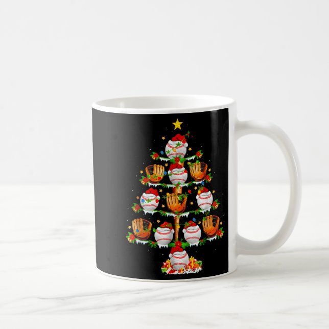 Santa Srts Design For Men Boys Christmas Baseball  Kaffemugg (Höger)