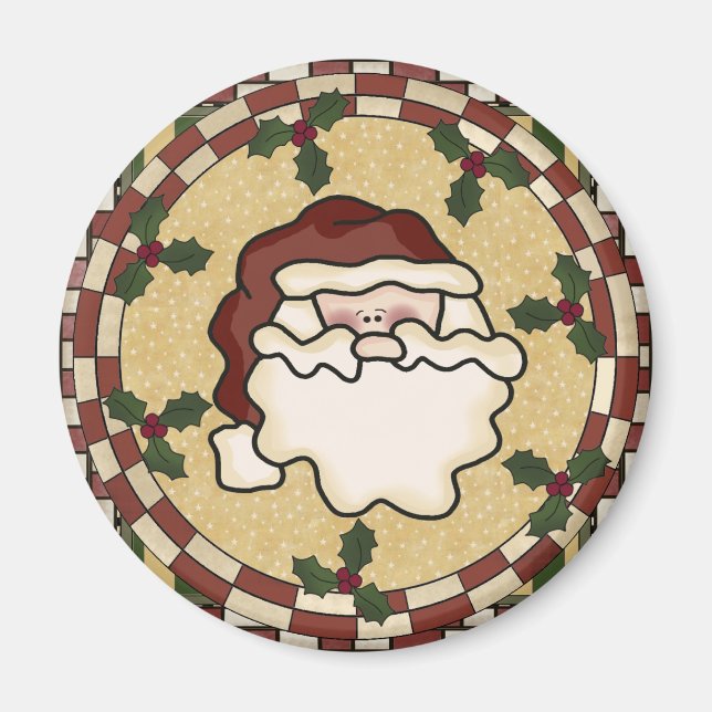 Santa St. Nick-julgranen Magnet (Framsidan)