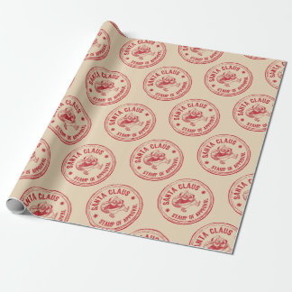 Santa Stamp of Approval Presentpapper