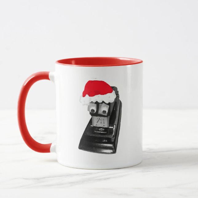 Santa Stapler Coffee Mugg (Vänster)