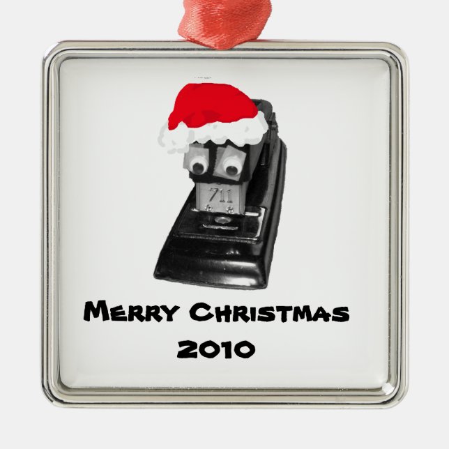 Santa Stapler God jul 2010 Ornament (Framsidan)