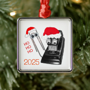 Santa Stapler God jul Ornament
