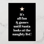 Santa Star Modern Träd Font Funny Humor-citat<br><div class="desc">Kan anpassas efter dina behov i kostym. © Gorjo Designs. Gade åt dig via Zazzle-plattformen. // Behöver du hjälp med att anpassa din design? Har andra idéer? Kontakta mig gärna (Zoe) direkt via kontaktknappen nedan.</div>