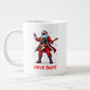 Santa Sten! Funny Jultomten som spelar gitarr Jumbo Mugg