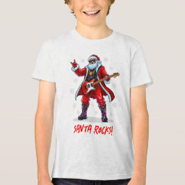 Santa Sten! Funny Jultomten som spelar gitarr T Shirt