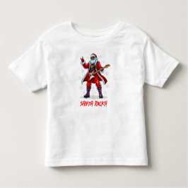 Santa Sten! Funny Jultomten som spelar gitarr T Shirt