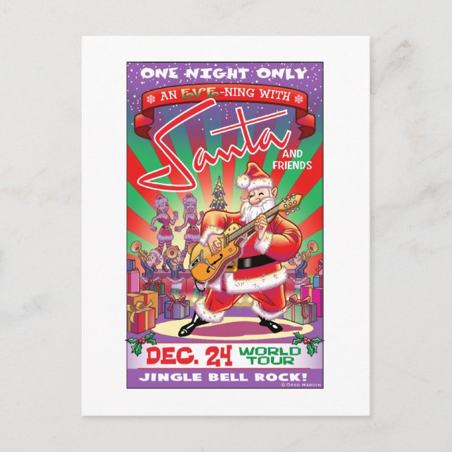 Santa stenar! helg vykort (Framsida)