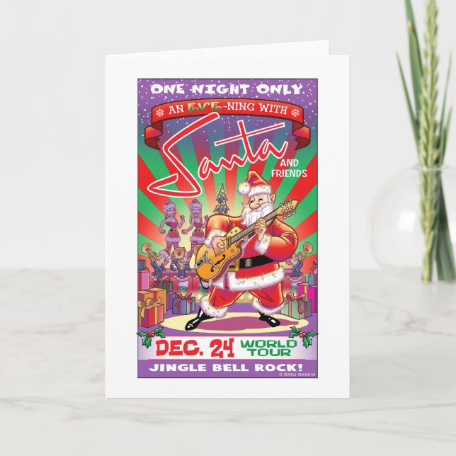 Santa stenar! helgkort (Framsida)