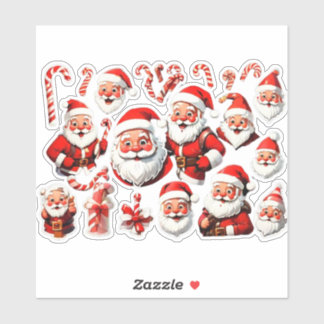 Santa Stickers Klistermärken