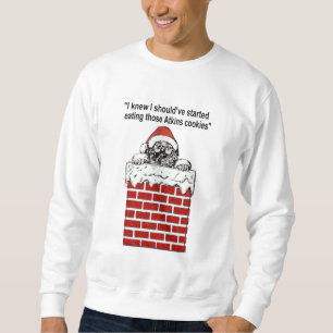 Santa Stuck in a Skorsten Shirt Långärmad Tröja