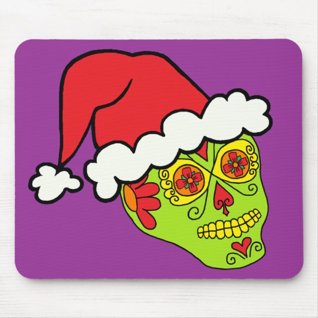 Santa Sugar Skull Musmatta (Framsidan)