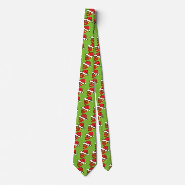 Santa Sugar Skull Tie Slips (Framsida)