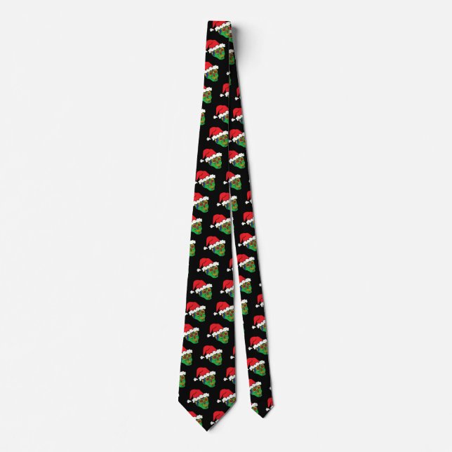 Santa Sugar Skull Tie Slips (Framsida)