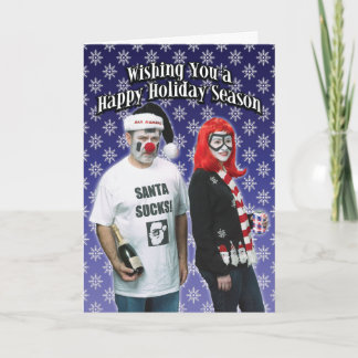 Santa suger julkortet helgkort