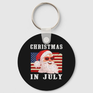 Santa Sungles Usa - Mäns Kvinnors Barns Jul Nyckelring