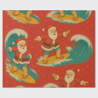 Santa Surfa's Up Presentpapper