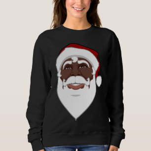 Santa Sweatshirt African American Santa Shirt T Shirt