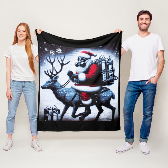 Santa T-Shirt Fleecefilt (På plats)