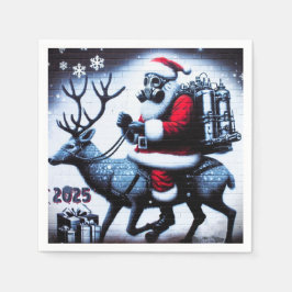 Santa T-Shirt Pappersservett