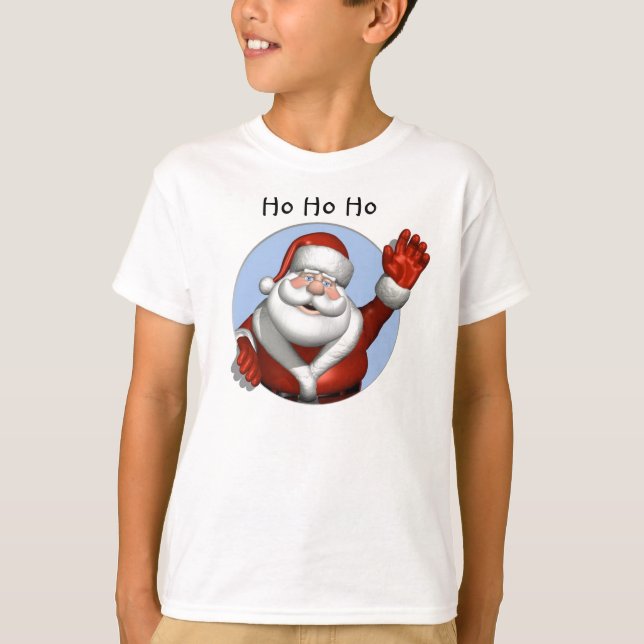 Santa T-tröja T-shirt (Framsida)