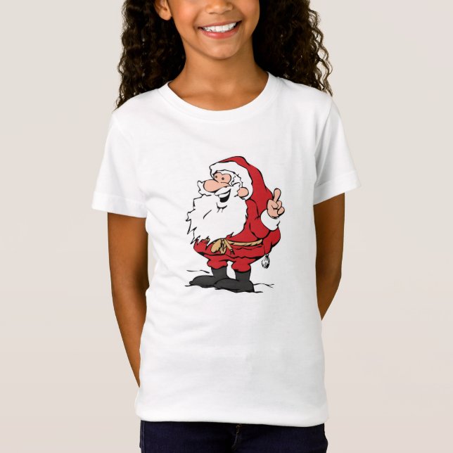 Santa T-tröja Tee Shirt (Framsida)