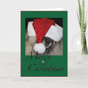 Santa tafsar hälsningkortet helgkort