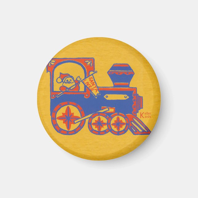 Santa Tåg Magnet (Framsidan)
