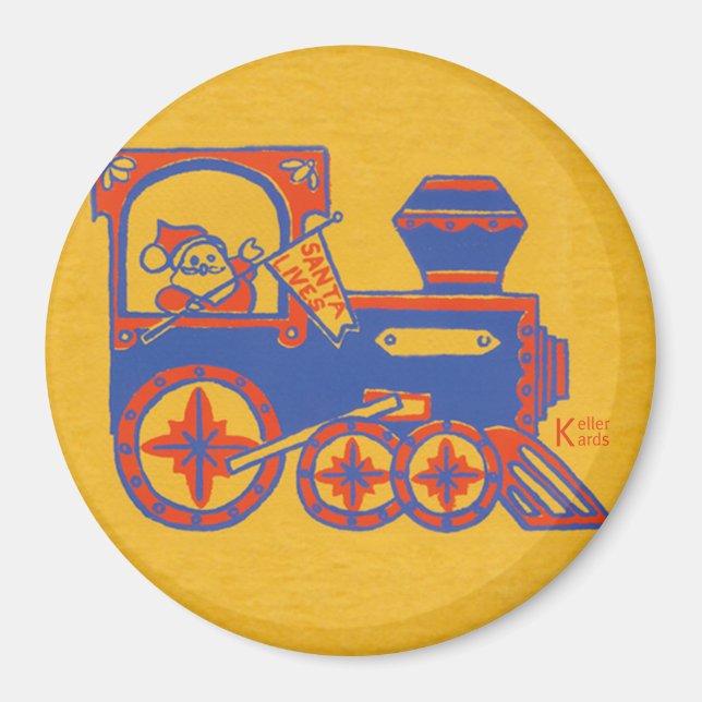 Santa Tåg Magnet (Framsidan)